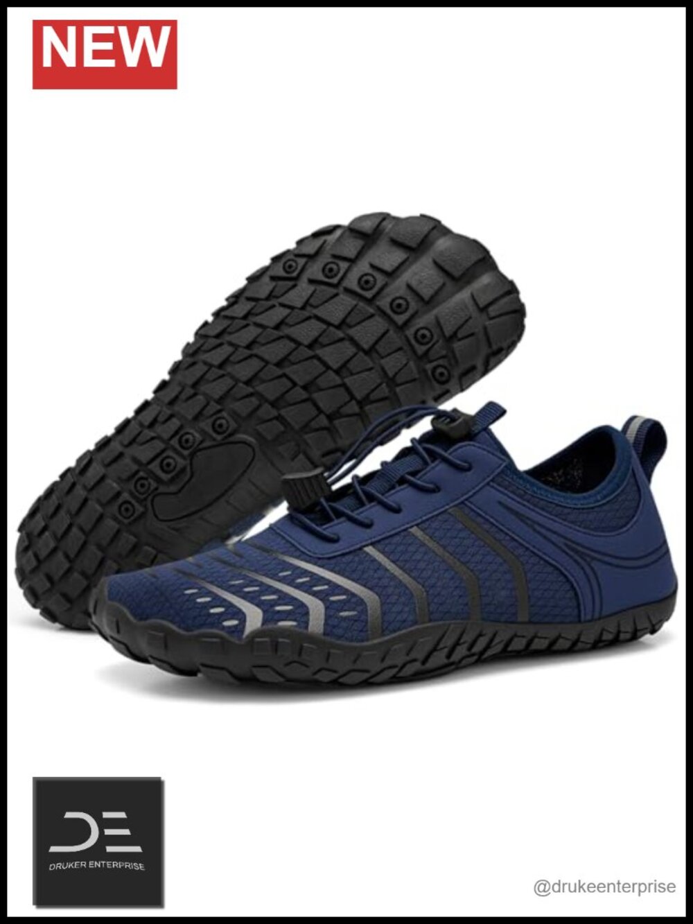 Barefoot Water Shoes with Wide Toe Box, Zero-Drop Sole for Hiking Swimming